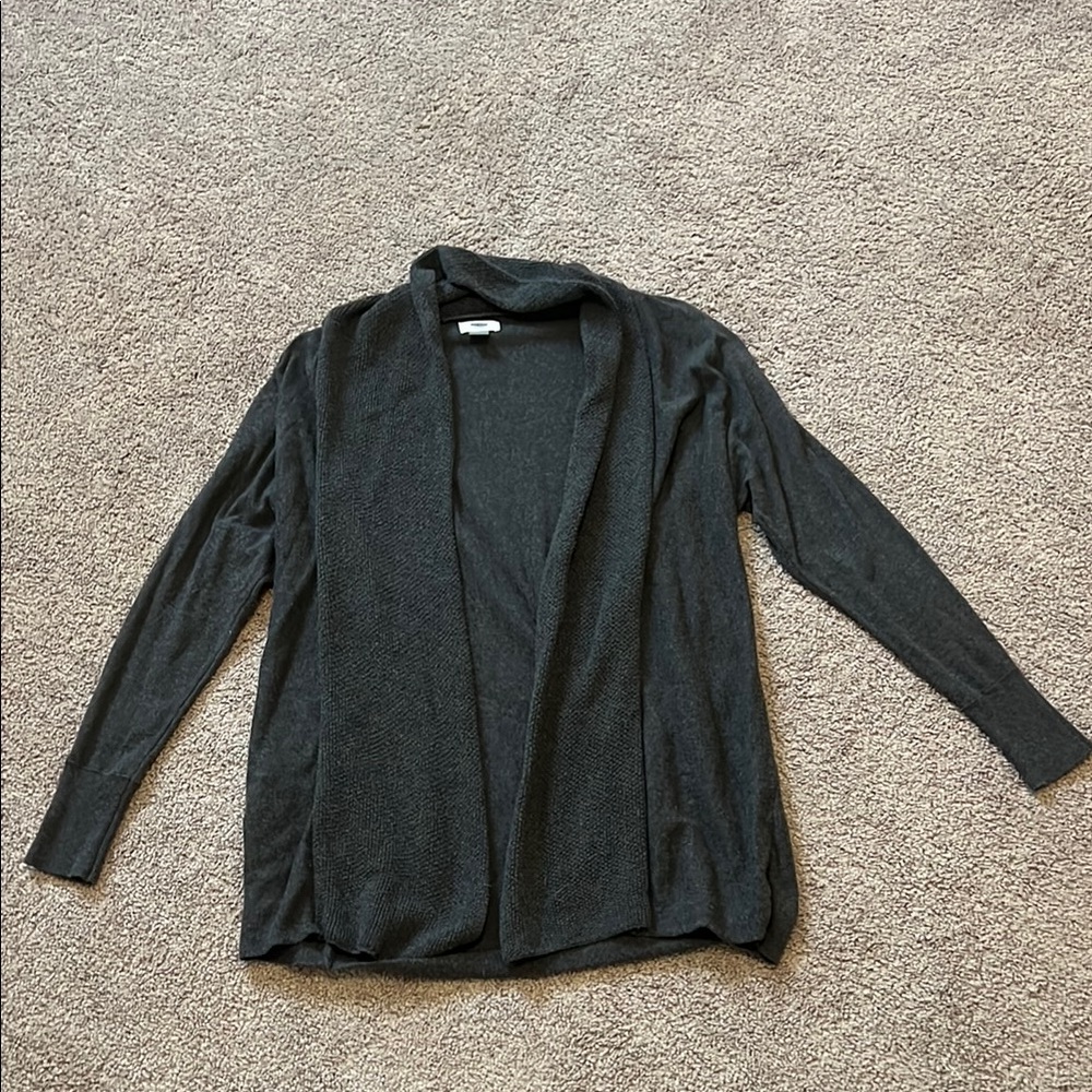 Old Navy Dark Gray Cardigan - Size Medium